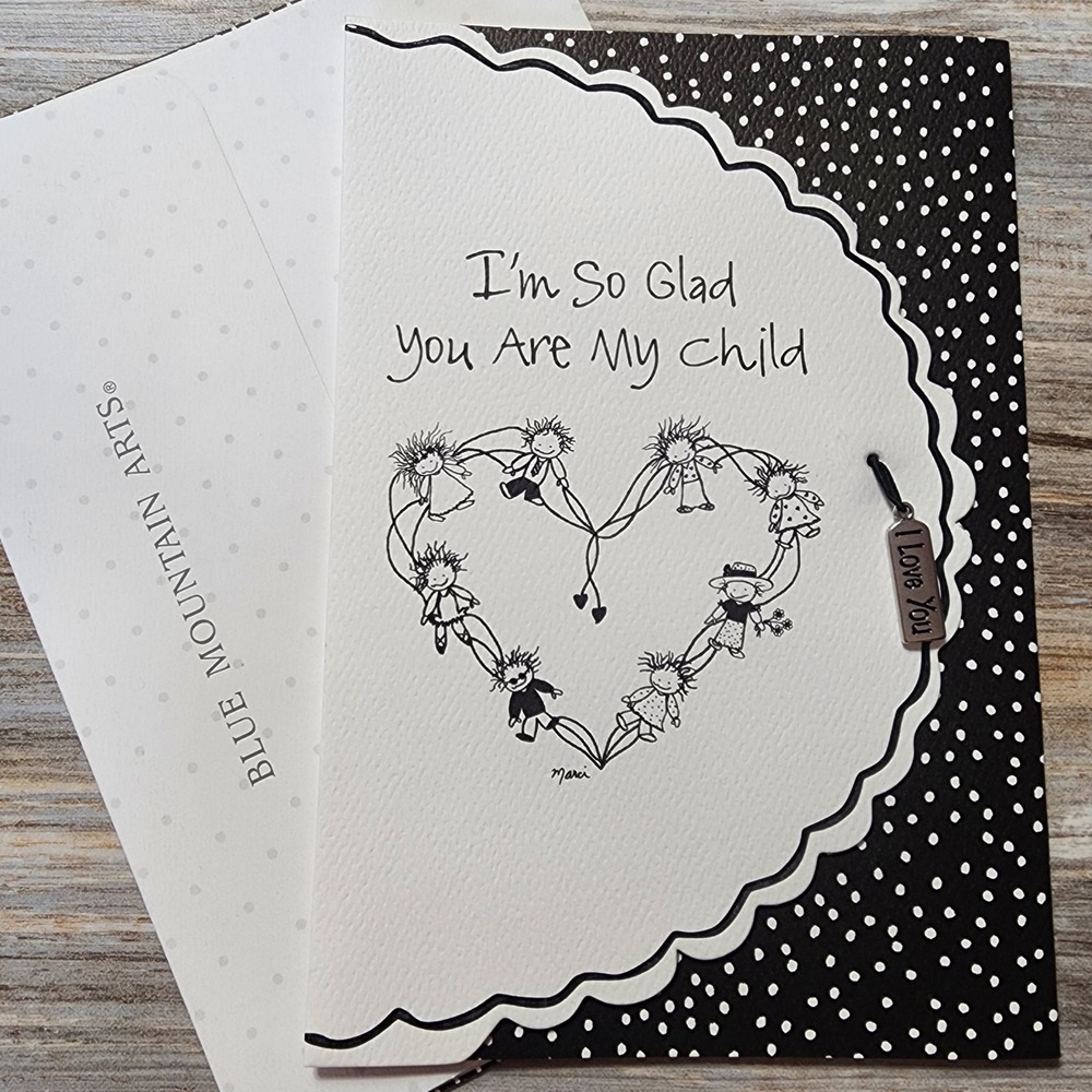 Blue Mountain Arts Marci Greeting Card I Love You Charm I'm So Glad You Are My